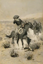 Days on the Range (Hands Up) c.1902