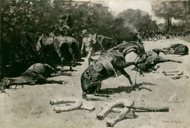 Hur hästarna dog för sitt land i Santiago, 1899.