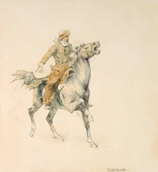 The Cowboy, ca 1897 (wc på papper)