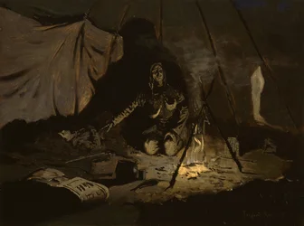 De torra löven hade varat längre än hon, c.1899
