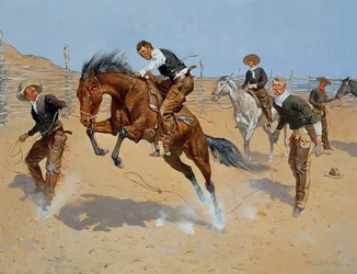 Turn Him Loose, Bill, ca 1893 (olja på duk)
