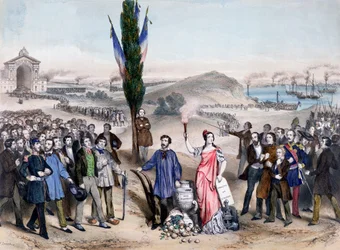 Allmän rösträtt, 1850