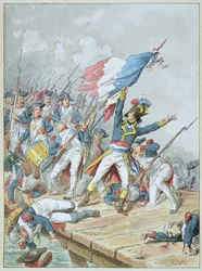 Bonaparte korsade bron d Arcole i november 1796