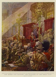 För drottning och fosterland, den stora stadens soldater