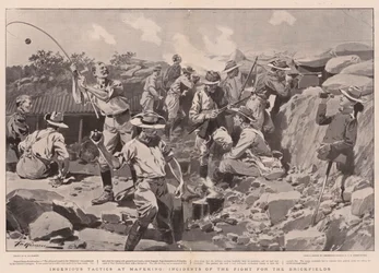 Genialisk taktik på Mafeking, Incidents of the Fight for the Brickfields