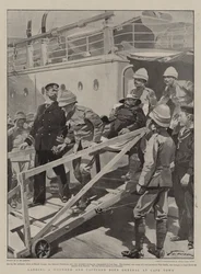 Landsätter en sårad och tillfångatagen boergeneral i Kapstaden