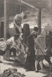 Avrättningen av Alexander Kvyatkovsky och Andrey Presnyakov den 16 november 1880.