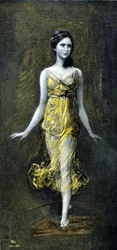 Isadora Duncan (1878 - 1927) av Kaulbac. november 1902.