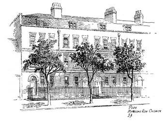 Alexander Pope, Mawsons Row, Chiswick, London, 1912