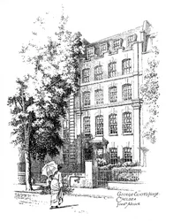 George Eliots hus, Chelsea, London, 1912