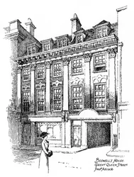 James Boswells hus, Great Queen Street, Covent Garden, London, 1912