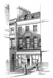 Thomas de Quinceys hus, Soho, London, 1912