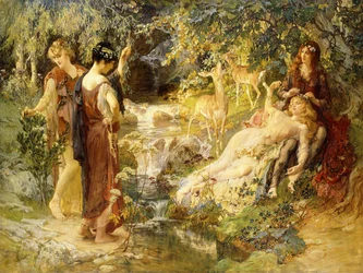 A Secret Wood, 1900