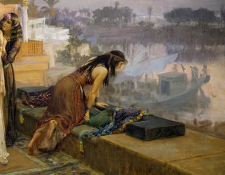 Cleopatra på terrasserna i Philae