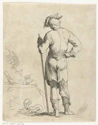 Stående man The draw book of Abraham Bloemaert (serietitel)