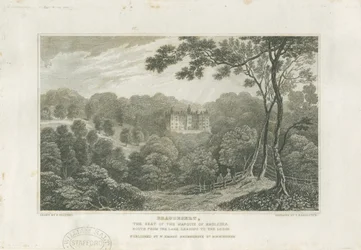 Beaudesert Hall and Park: gravyr, nd [c 1830]