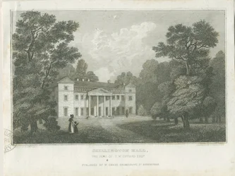 Chillington Hall: gravyr, nd [1830] (tryck)