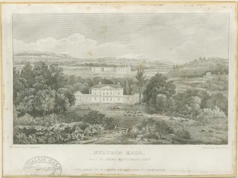 Etruria Hall: gravyr, nd [c 1830] (tryck)
