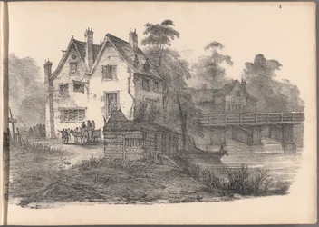 En av en serie av sextio skisser av stugor. London, 1825.