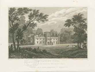 Wolseley Hall: stålgravyr, nd [c 1830] (tryck)