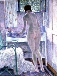 Morgontoalett (olja på duk)