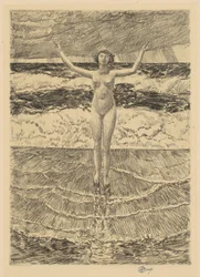 Regndroppar och surf, 1921.
