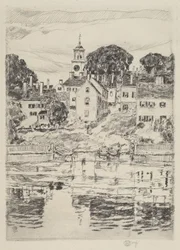 The Church Tower, Portsmouth, 1921.