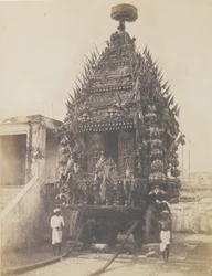 Juggernaut Car, Madras, 1850-talet.