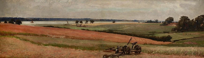 Loading Hay, Stour Estuary (olja på pannå)