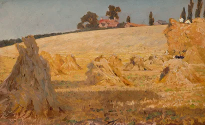 The Cut Corn (olja på pannå)