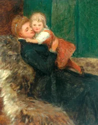 Maternal Affection (olja på duk)