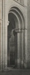 Ely Cathedral, Nave, Southwest Corner, ca. 1899.