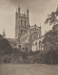 Gloucester Cathedral från sydost
