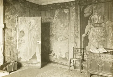 Kelmscott Manor: I rummet med gobelängvävnader