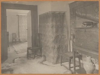 Kelmscott Manor: Passage till rum med paneler