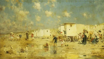 Stranden i Scheveningen, Holland,