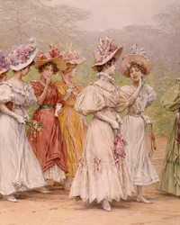 The Promenade (olja på duk)