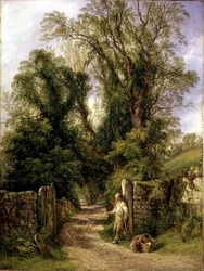 En glimt av Wharfdale, Yorkshire, 1835-1886