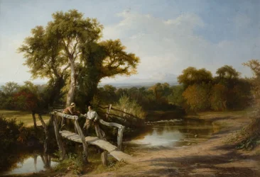 Worcestershire Scenery på hösten 1843.