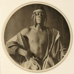 En etiopisk hövding, 1887
