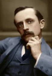 Porträtt av J.M. Barrie, 1892 (Foto)