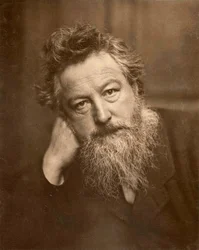 William Morris, 1887 (sepiafoto)
