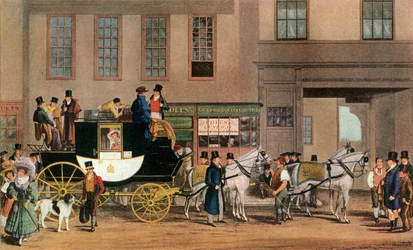 The Blenheim, Leaving the Star Hotel, Oxford, 1831 1927.