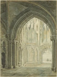 Interiör av North Porch of St Mary Redcliffe