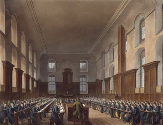 Writing School, Christ Hospital, från Ackermanns 