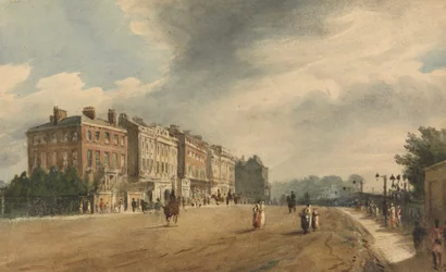 Apsley House och Piccadilly ... från Hyde Park Corner
