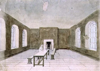 The Condemned Room, Newgate Prison (akvarell)