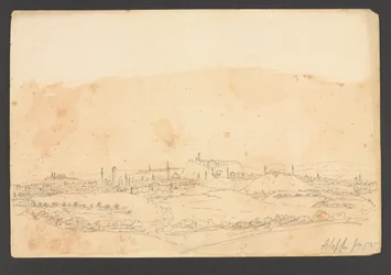 Aleppo från SW, Syrien