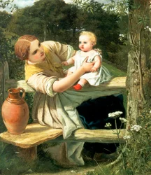 På väg till våren, c1862
