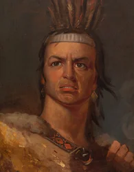 Edwin Forrest i rollen som Metamora, ca. 1832.